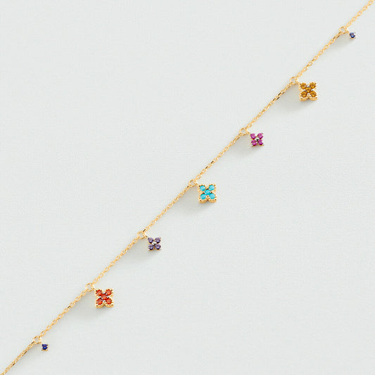 Pulsera de cadena BELOVED Multicolor / Oro