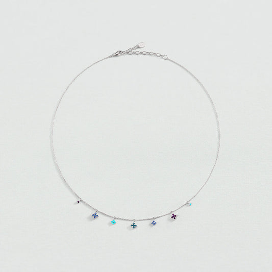 Collar corto BELOVED Multicolor / Plata