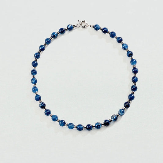 Collar corto BE Azul / Plata