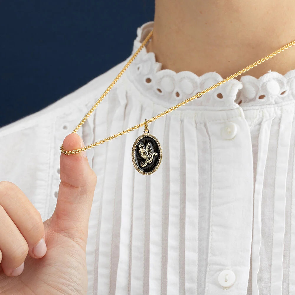 Collar midi cordón -dorado
