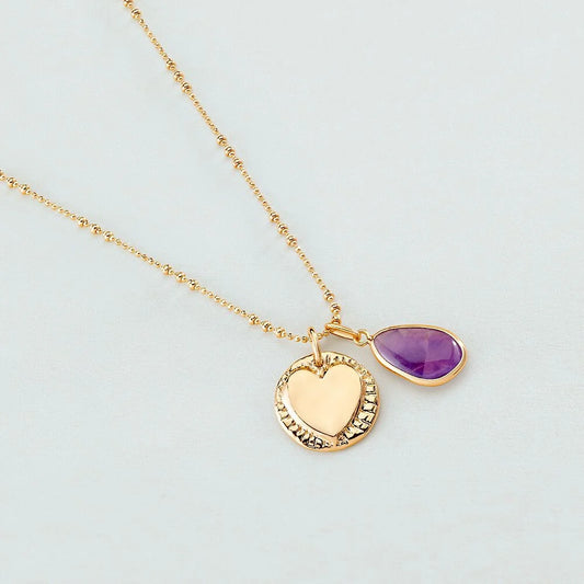 Collar corto Talismans Bolitas dorado