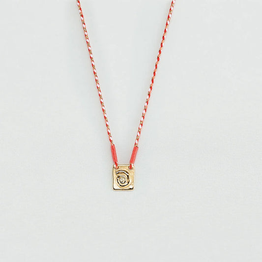 Collar midi TIARE multicolor rosa y caracola