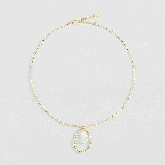 Collar midi CALMA Blanco / Oro