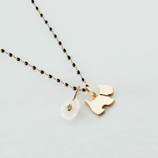 Colgante TALISMANS Perro Dorado