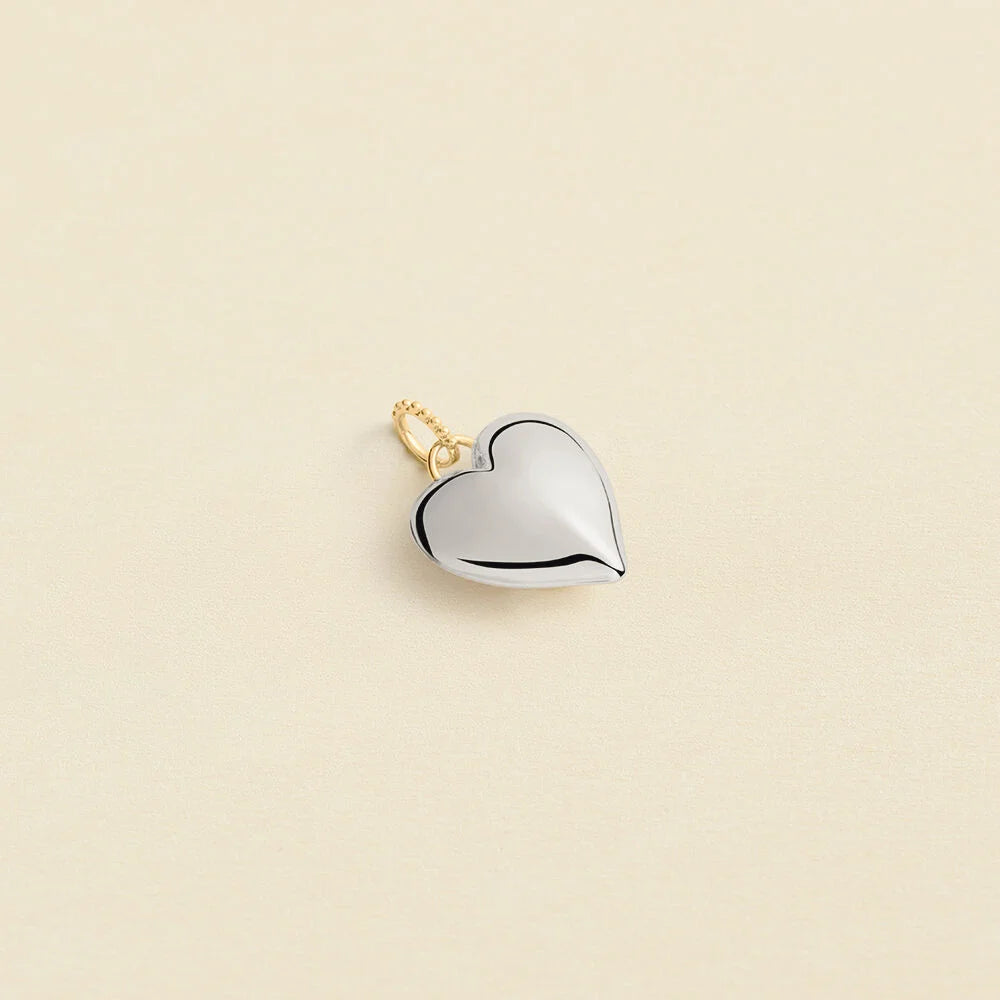 Agatha - Colgante Coeur (Dorado/Plata)