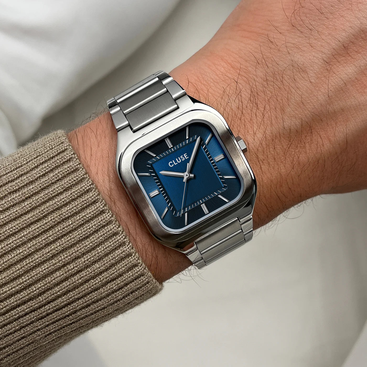 Quadrus Steel, Blue, Silver Colour