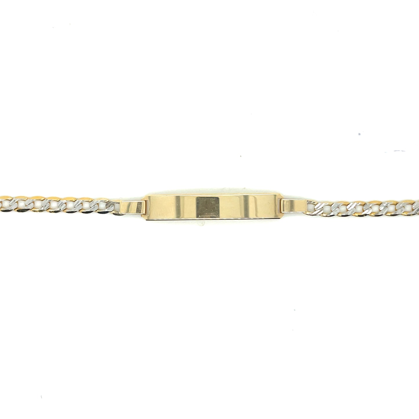 Pulsera comunión placa bicolor