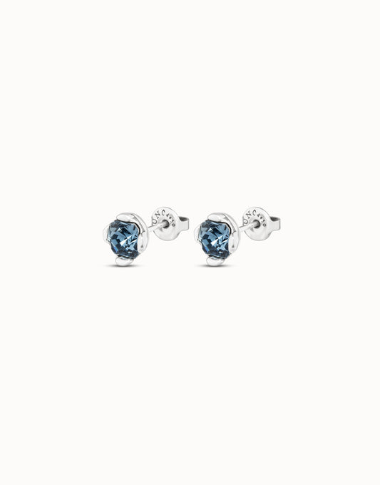Unode50 Pendientes Cristal azul