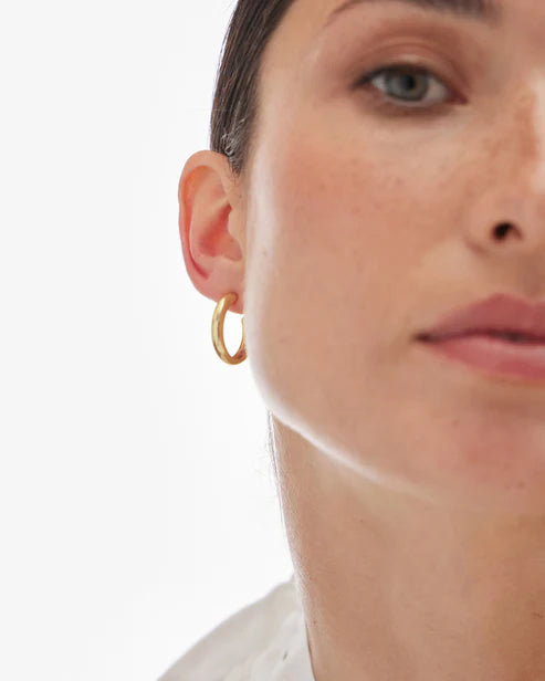 Pendientes aro 20mm Capri en Plata