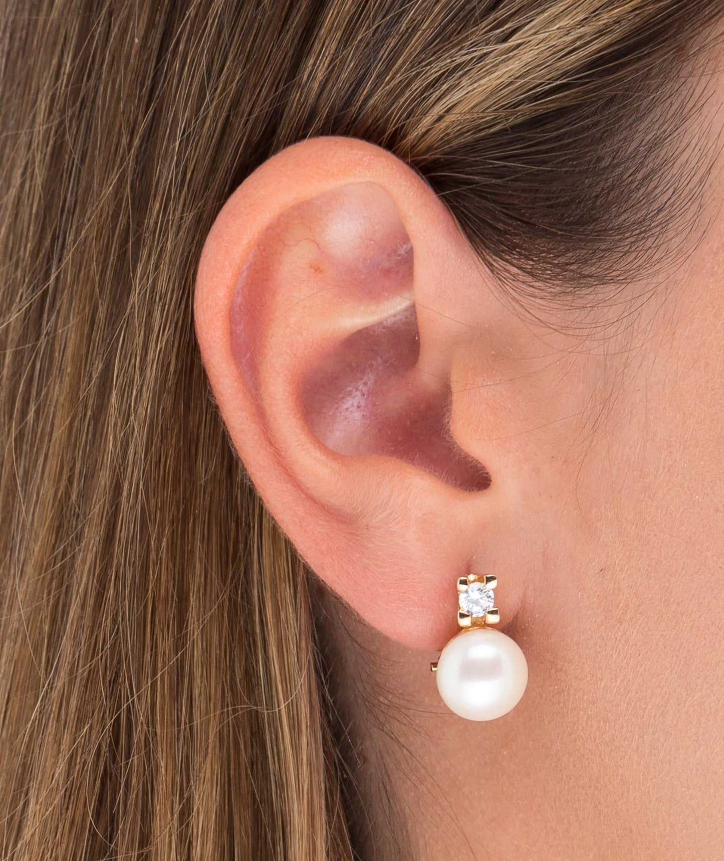VIDAL&VIDAL - Pendientes Tu y Yo Perla 11mm