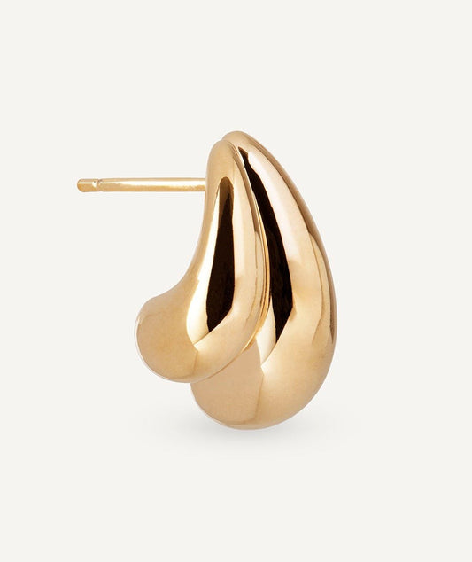 Pendientes Big Drop dorado