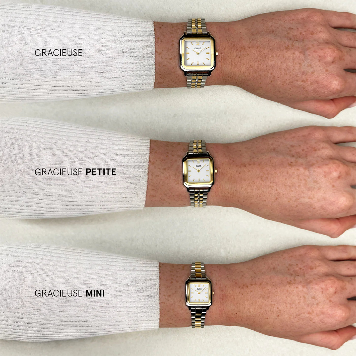 Gracieuse Mini Watch Steel, Two-tone
