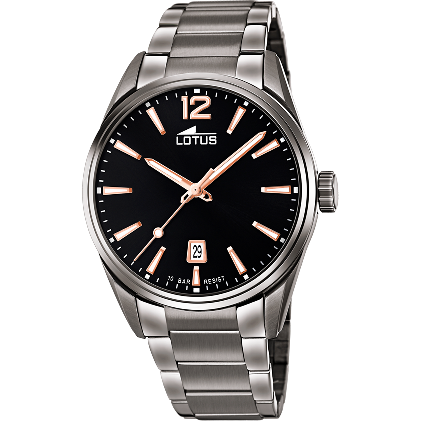 RELOJ DE HOMBRE CHRONO CON ESFERA NEGRA