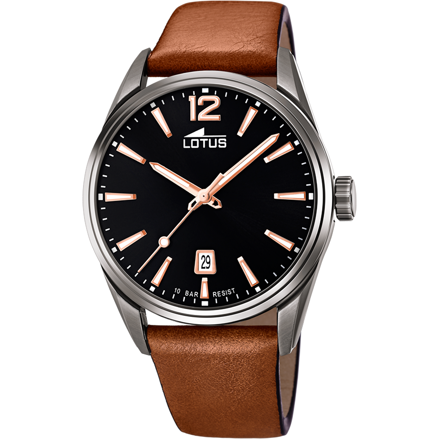 RELOJ DE HOMBRE CHRONO CON ESFERA NEGRA