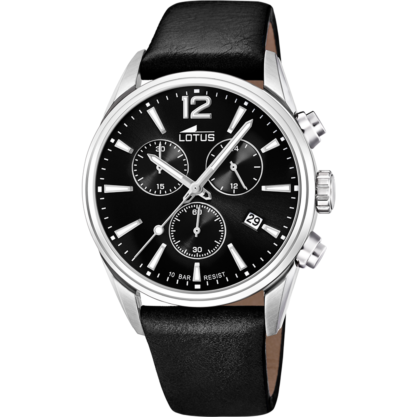 RELOJ DE HOMBRE CHRONO CON ESFERA NEGRA