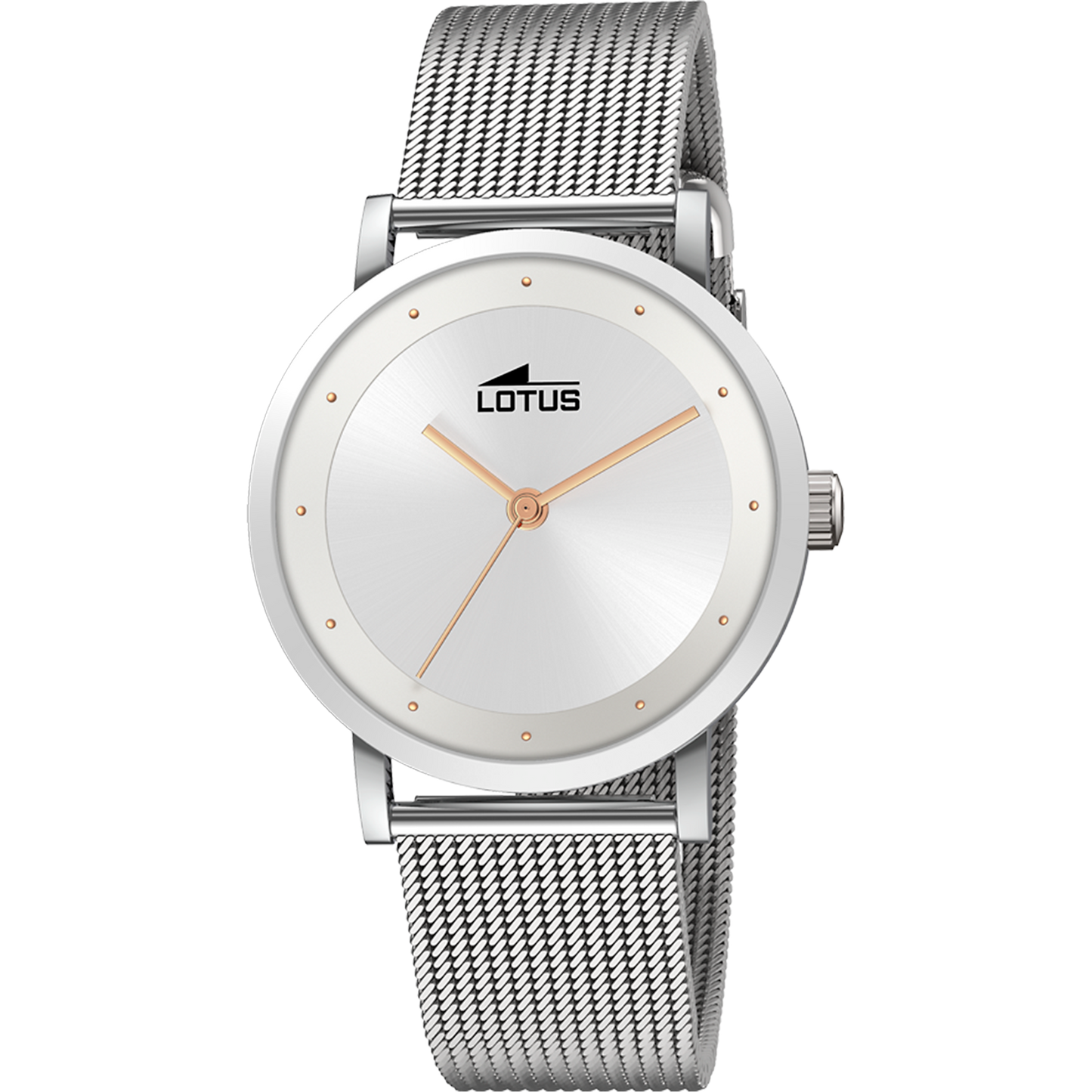 RELOJ DE MUJER TRENDY CON ESFERA PLATEADA