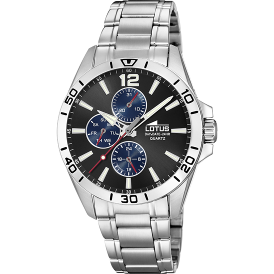 RELOJ DE HOMBRE MULTIFUNCTION CON ESFERA GRIS