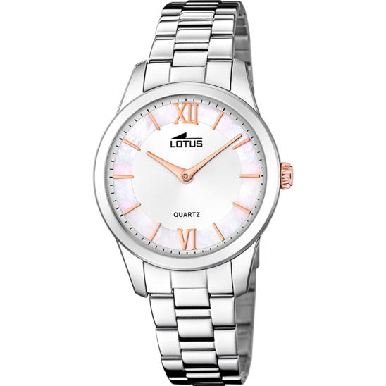 Reloj Sra. Trendy esfera plateada