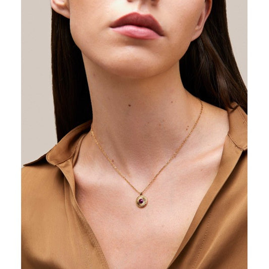 Colgante circular Rojo