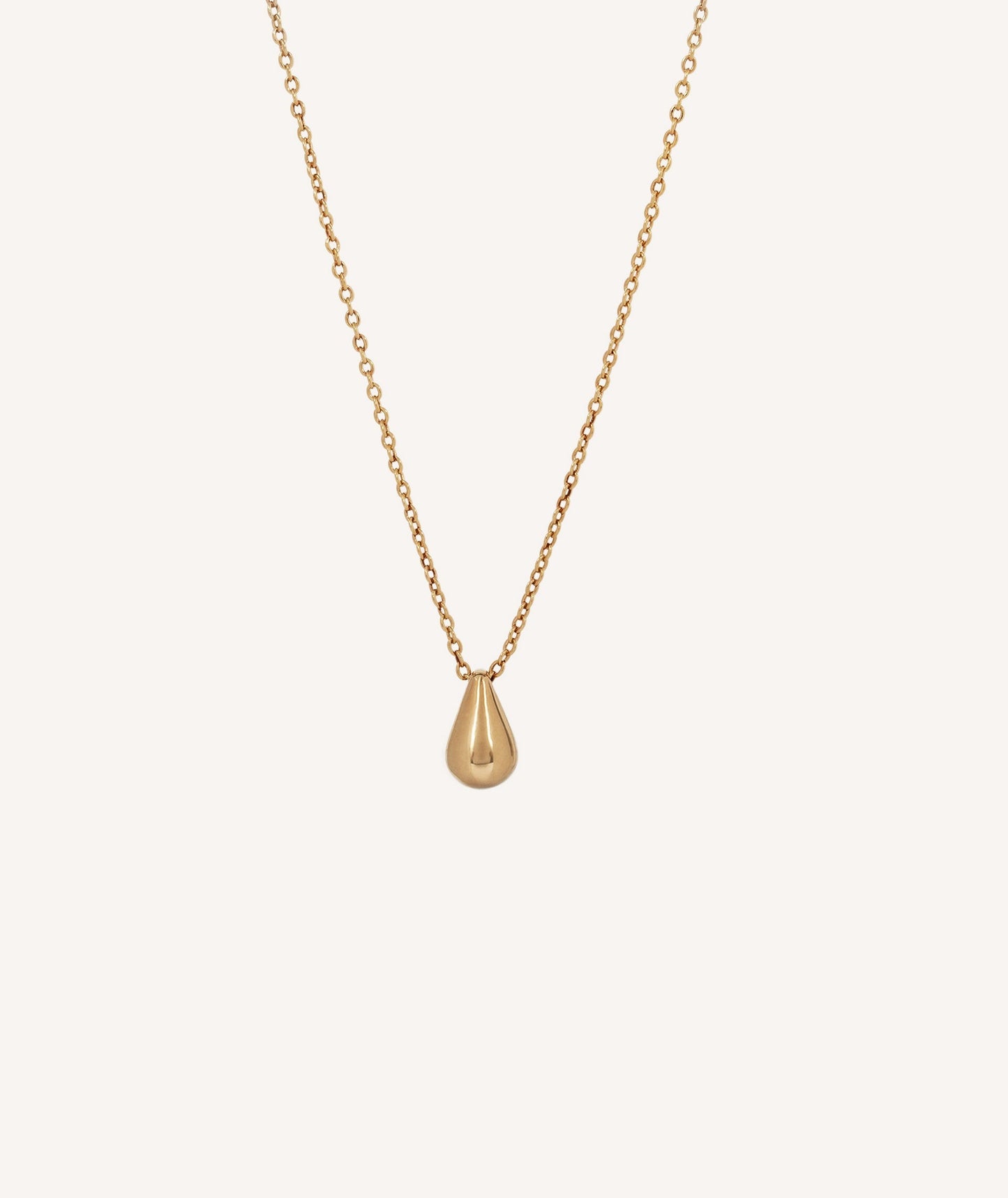 VIDAL&VIDAL - Colgante Mini Drop Gota chapado en oro