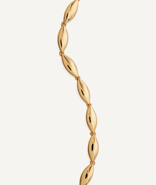 Pulsera Musa chapado en oro