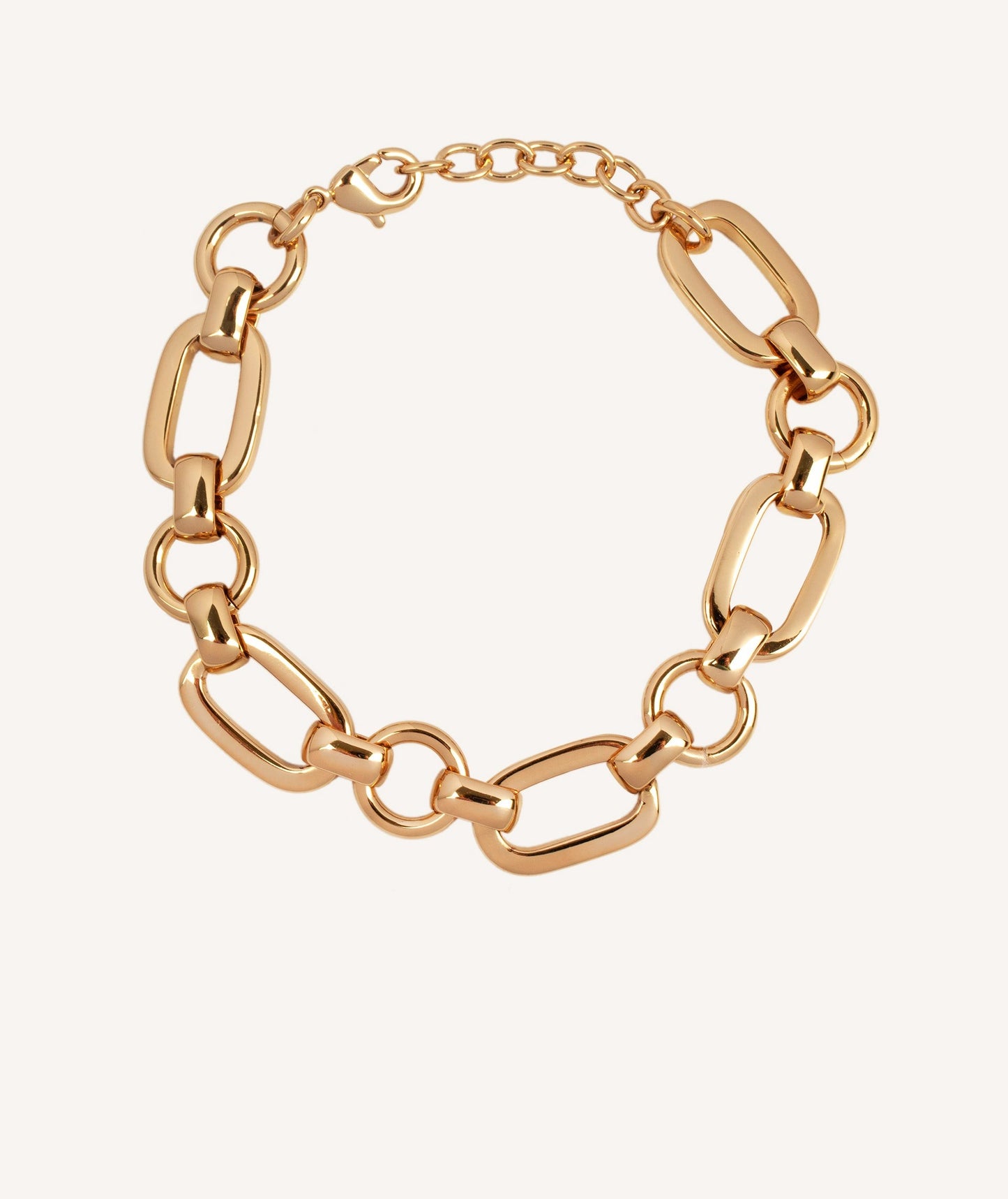 VIDAL&VIDAL - Pulsera Vicky eslabones chapado en oro