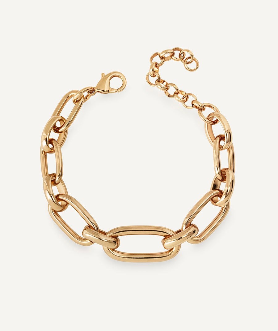 VIDAL&VIDAL - Pulsera Hexette Chapado en oro
