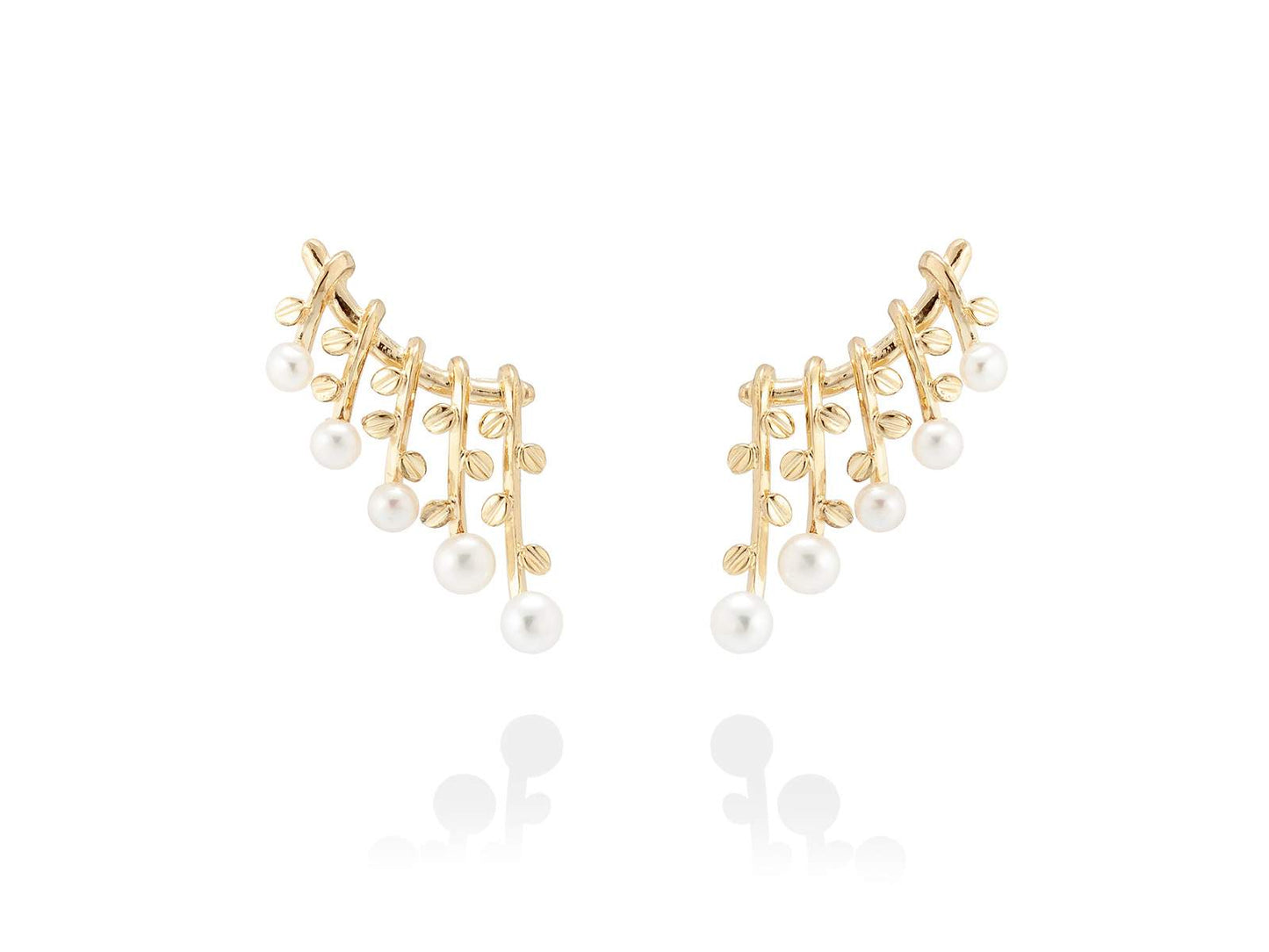 Pendientes ROCIO en plata dorada