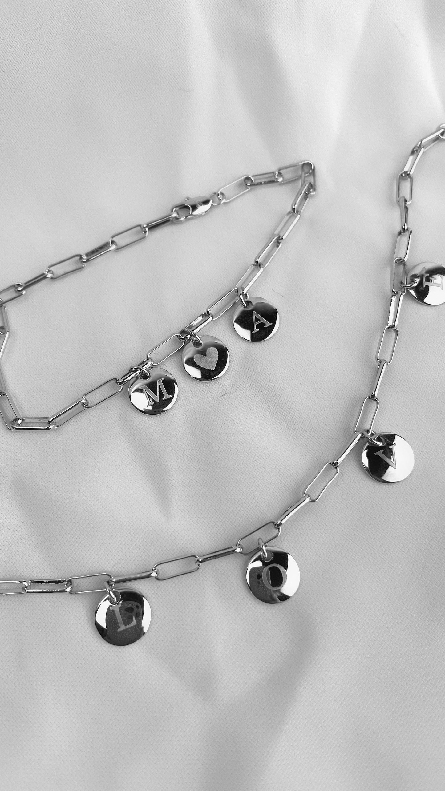 Pulsera MIA INITIALS silver