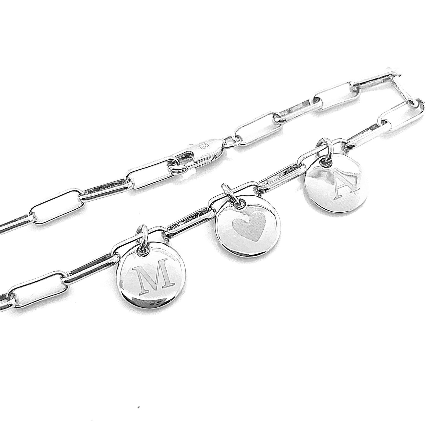 Pulsera MIA INITIALS silver