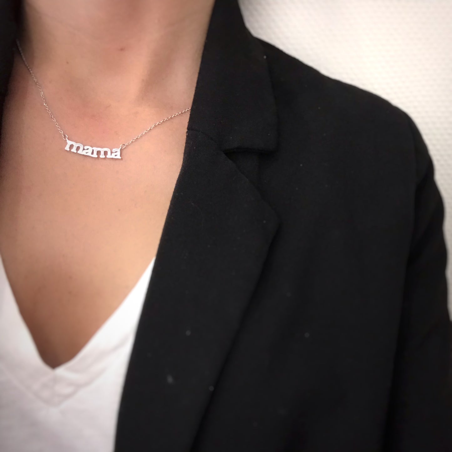 Colgante mamá plata