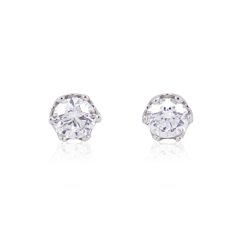 Pendientes garritas diamantes OB
