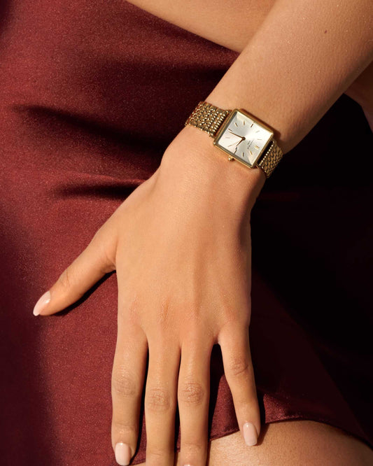 Rosefield Reloj The boxy Blanco Rayo de sol