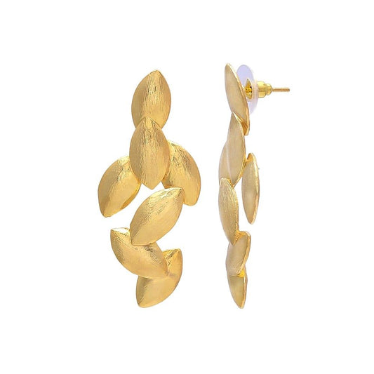 PENDIENTES LEAVES DORADO