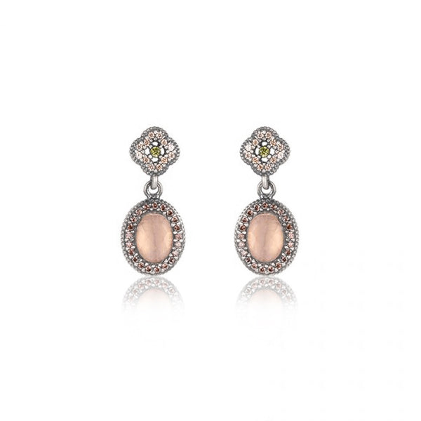 Sunfield Pendientes Honey rosa