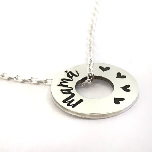 Colgante Mamá plata