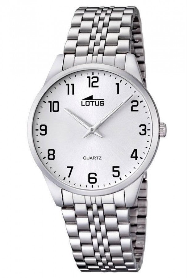 RELOJ DE HOMBRE LOTUS CLASSIC STEEL CON ESFERA BLANCA