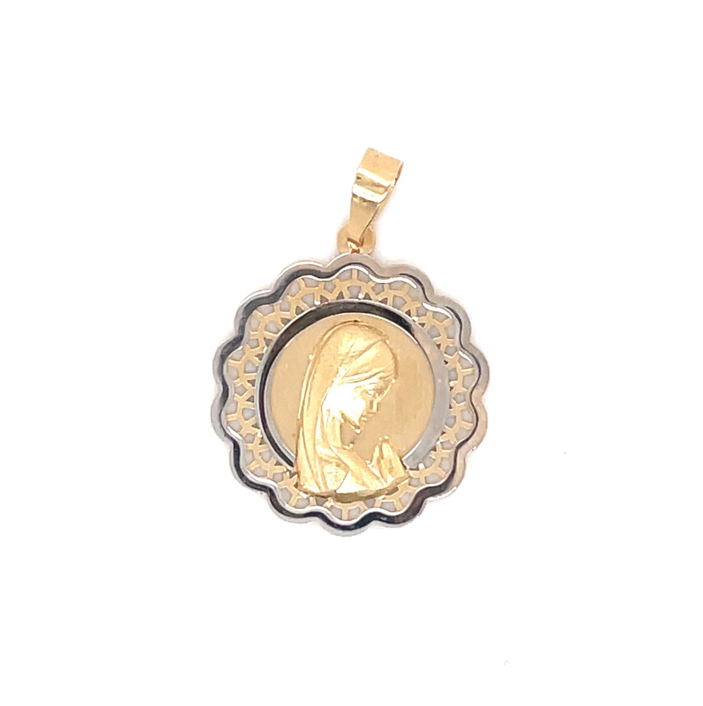Virgen niña oro de ley