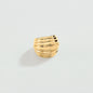 Anillo Ancho N.13 Concha Dorado