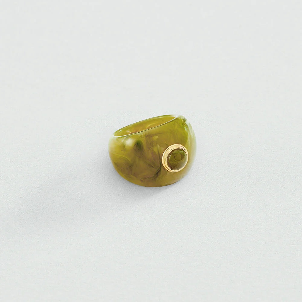 Anillo ancho BE Caqui