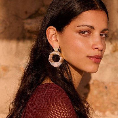 Pendientes Largos Venus dorado