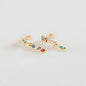 Pendientes largos CANDY Multicolor / Oro