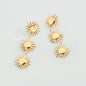 Pendientes cortos TIARE dorado 3 soles