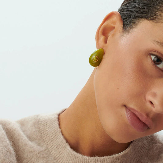 Pendientes largos EAR2BE Caqui