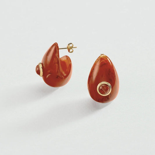 Pendientes largos EAR2BE Rojo