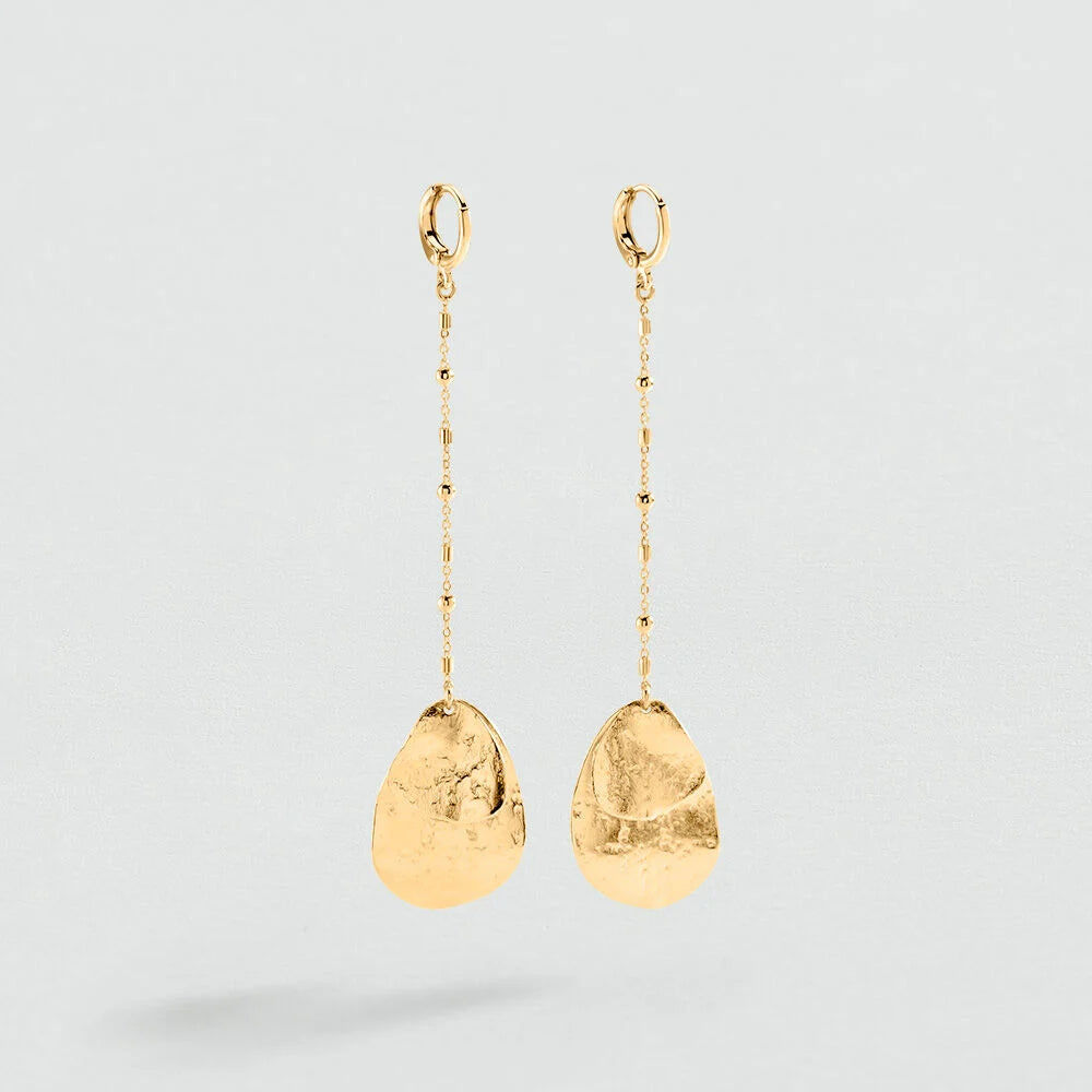 Pendientes largos CALMA Dorado
