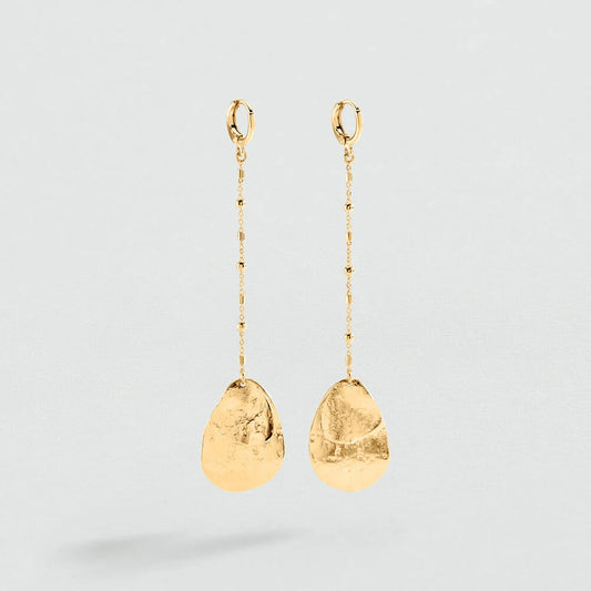 Pendientes largos CALMA Dorado