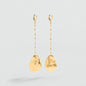 Pendientes largos CALMA Dorado