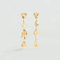 Pendientes largos CALMA Dorado