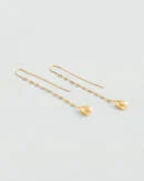 Pendientes largos CALMA Dorado